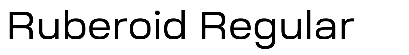 Ruberoid Regular